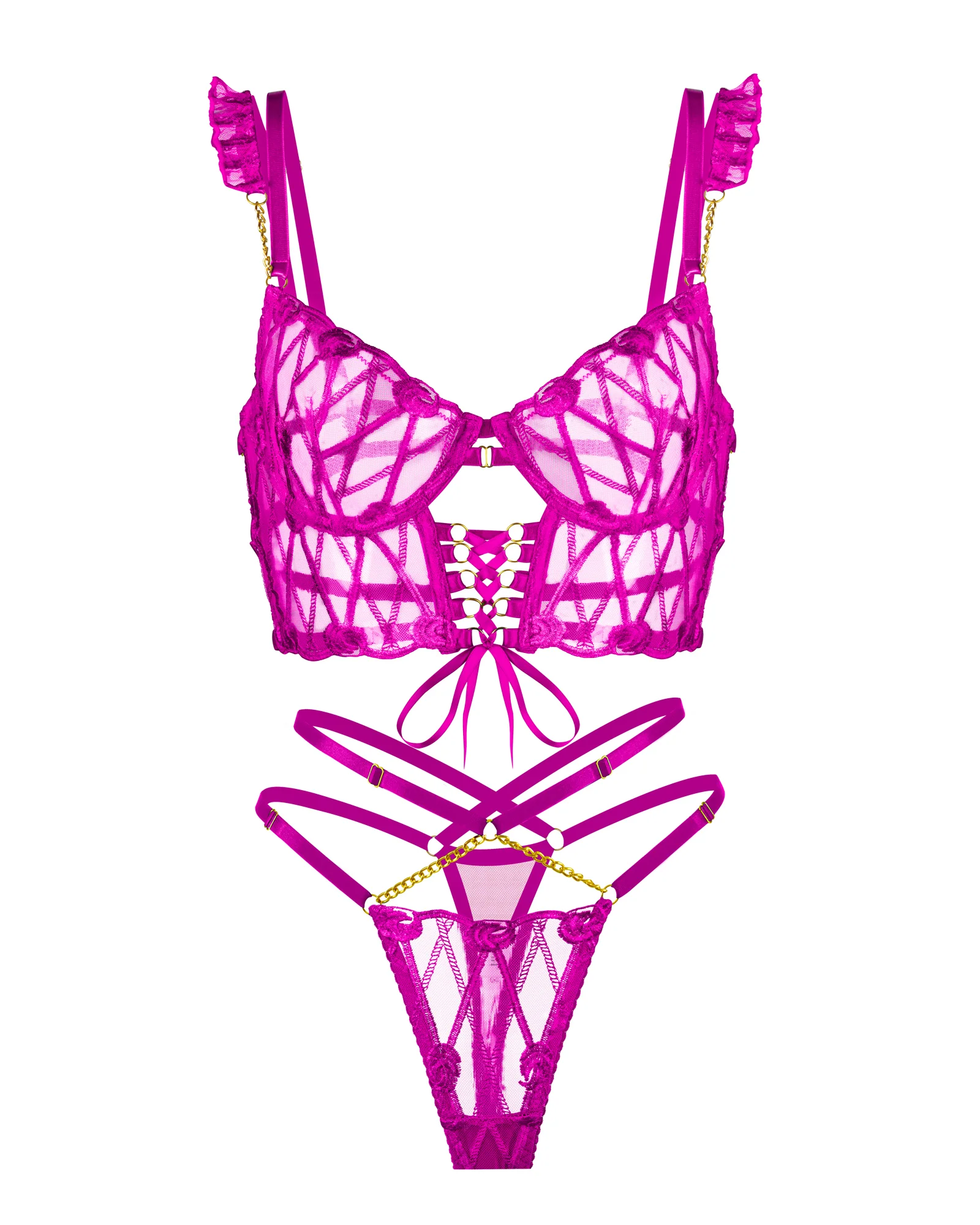 Adriana Rose Pink Adjustable Set - Image 3
