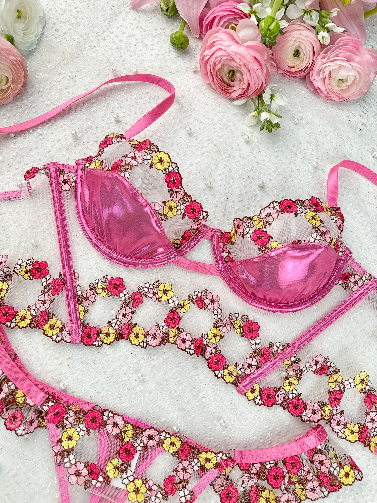 Amelia Petal Lingerie Set - Image 25