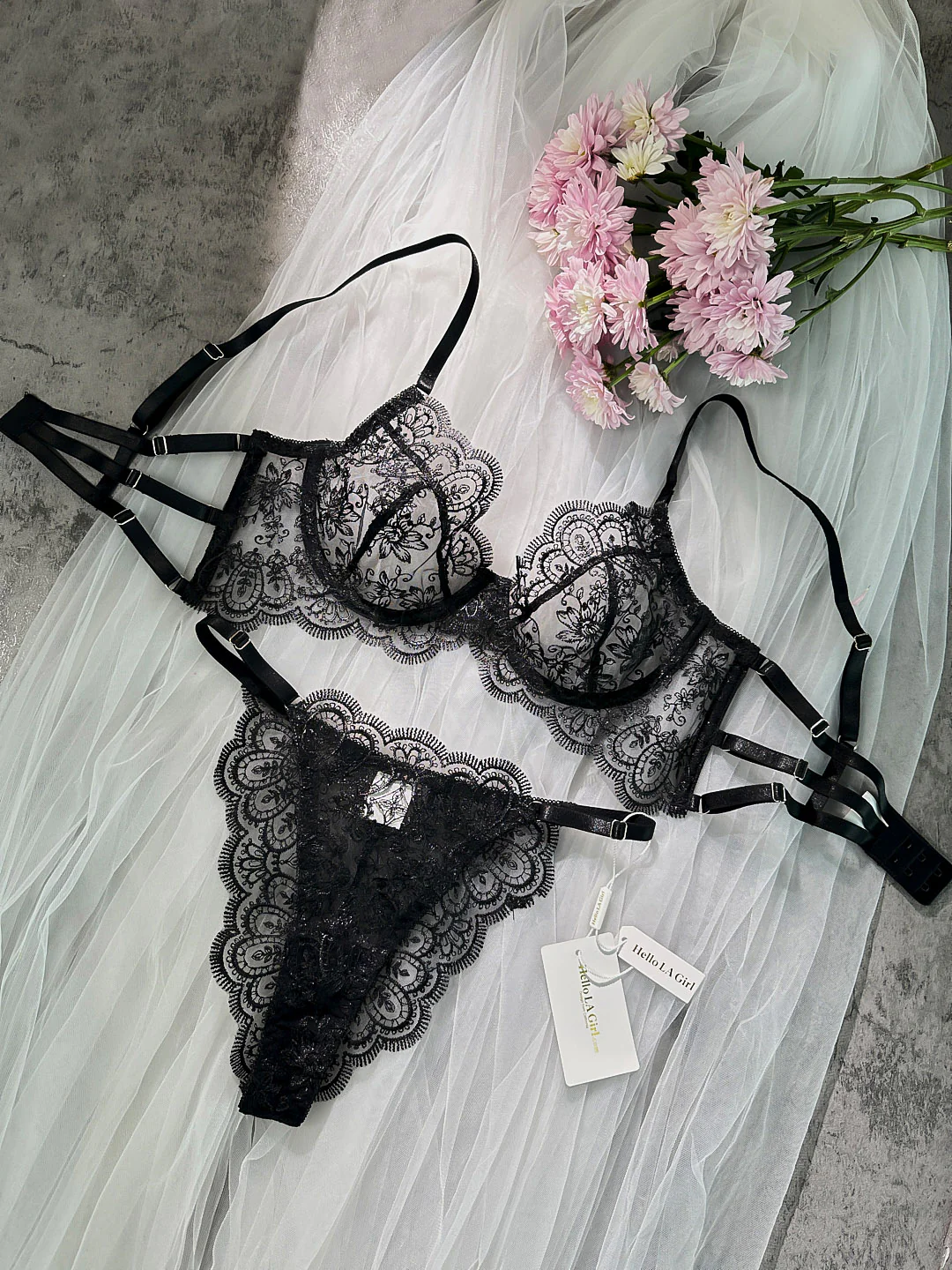 Exquisite Lace Lingerie Set - Image 14