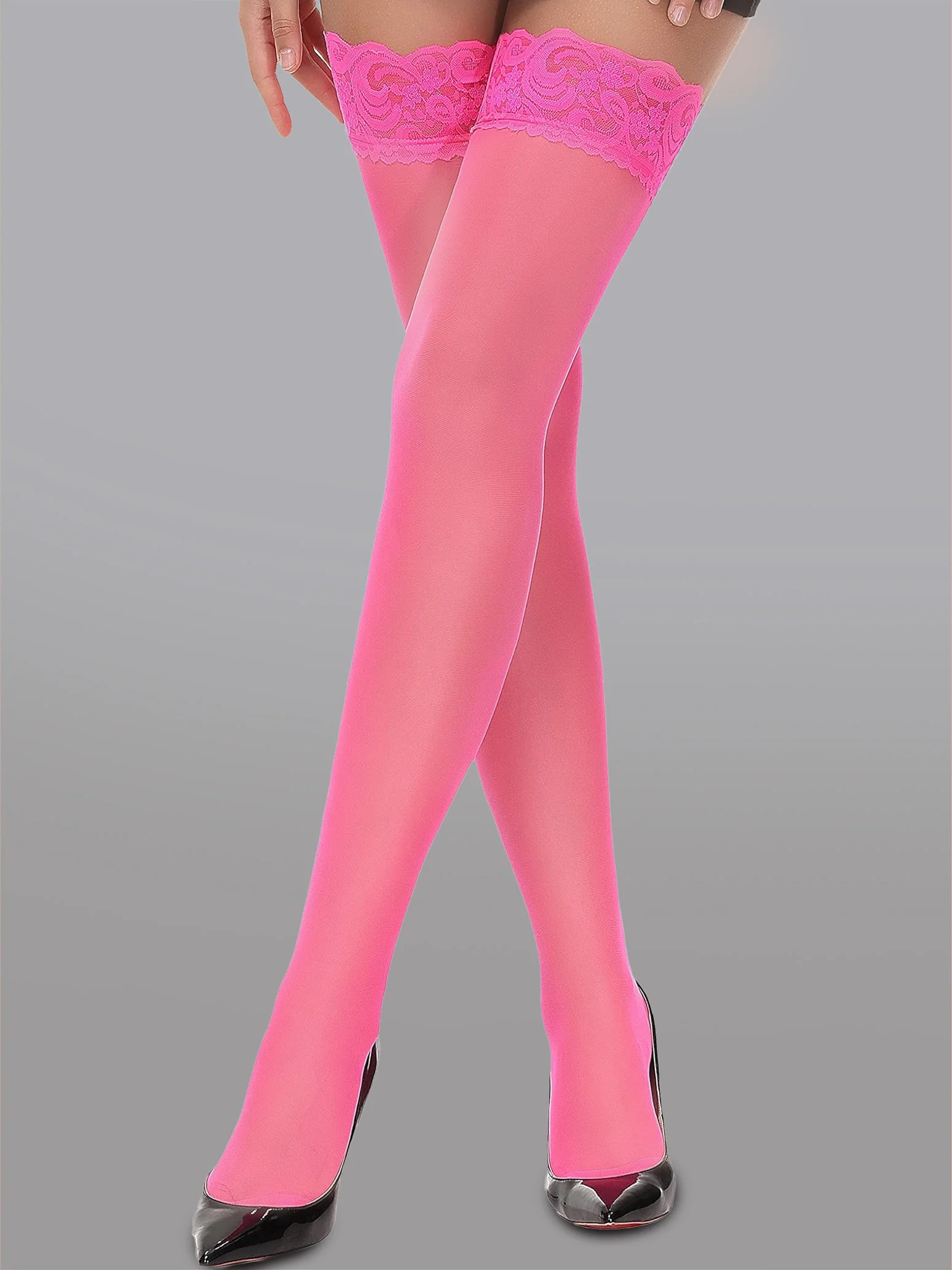 Lace Top Stockings - Image 33