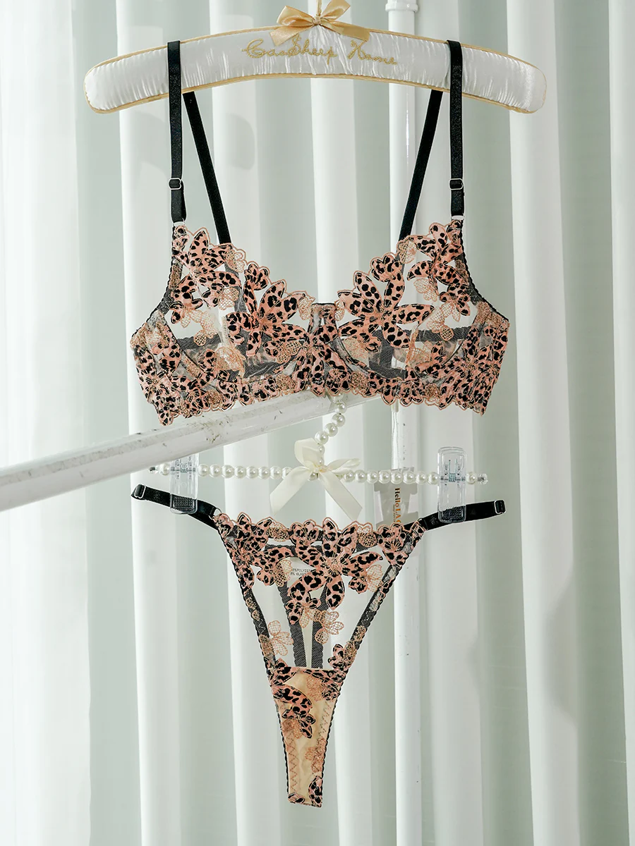 Leopard Flower Lingerie Set - Image 16