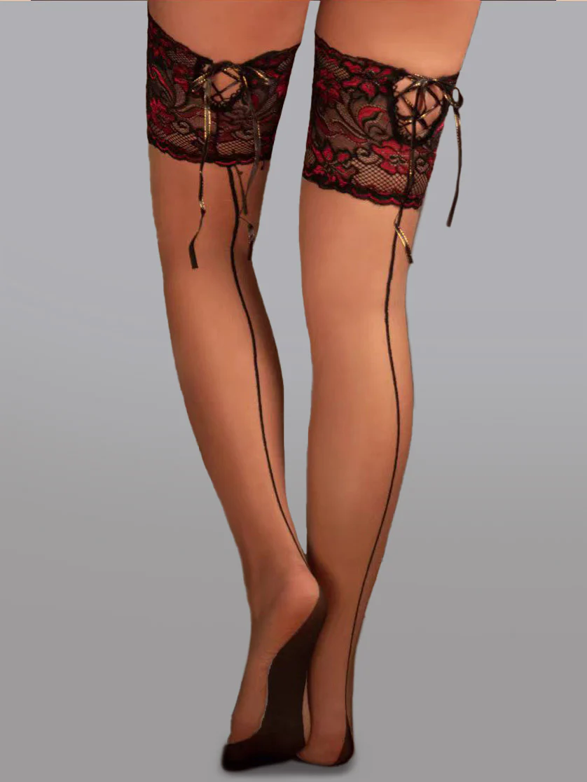 Sexy Lace Binding Stockings - Image 7